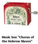 Hand Crank Musik Box FridolinOpera Nabucco  Verdi